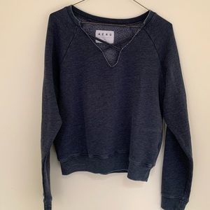 Aeropostale Cross Neck Crew Sweatshirt